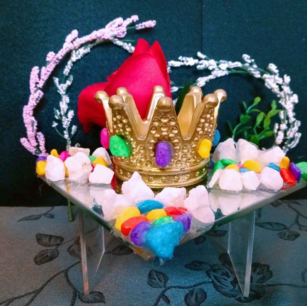 Flintstone Reusable candle Holder